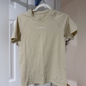 YoungLA Men's Light Tan Short Sleeve Tee